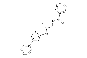 N-[2-keto-2-[(4-phenylthiazol-2-yl)amino]ethyl]benzamide