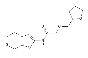 N-(5,7-dihydro-4H-thieno[2,3-c]thiopyran-2-yl)-2-(tetrahydrofurfuryloxy)acetamide