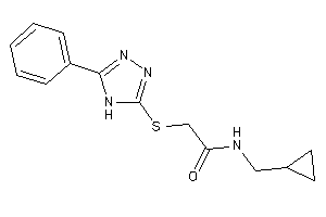 N-(cyclopropylmethyl)-2-[(5-phenyl-4H-1,2,4-triazol-3-yl)thio]acetamide