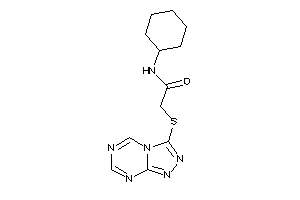 N-cyclohexyl-2-([1,2,4]triazolo[4,3-a][1,3,5]triazin-3-ylthio)acetamide