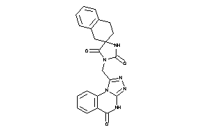 Image of 3-[(5-keto-4H-[1,2,4]triazolo[4,3-a]quinazolin-1-yl)methyl]spiro[imidazolidine-5,2'-tetralin]-2,4-quinone
