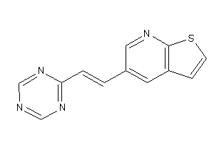 5-[2-(s-triazin-2-yl)vinyl]thieno[2,3-b]pyridine