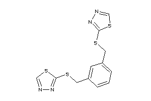 2-[[3-[(1,3,4-thiadiazol-2-ylthio)methyl]benzyl]thio]-1,3,4-thiadiazole
