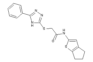 N-(5,6-dihydro-4H-cyclopenta[b]thiophen-2-yl)-2-[(5-phenyl-4H-1,2,4-triazol-3-yl)thio]acetamide