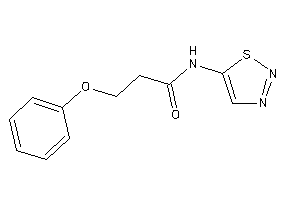 3-phenoxy-N-(thiadiazol-5-yl)propionamide