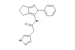 N-(2-phenyl-5,6-dihydro-4H-cyclopenta[c]pyrazol-3-yl)-2-(1H-pyrazol-4-yl)acetamide