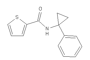Image of N-(1-phenylcyclopropyl)thiophene-2-carboxamide