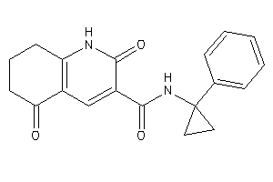 Image of 2,5-diketo-N-(1-phenylcyclopropyl)-1,6,7,8-tetrahydroquinoline-3-carboxamide