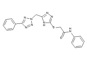 N-phenyl-2-[[5-[(5-phenyltetrazol-2-yl)methyl]-4H-1,2,4-triazol-3-yl]thio]acetamide