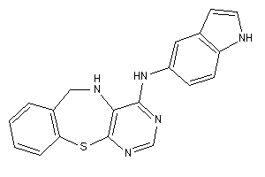 5,6-dihydropyrimido[4,5-b][1,4]benzothiazepin-4-yl(1H-indol-5-yl)amine