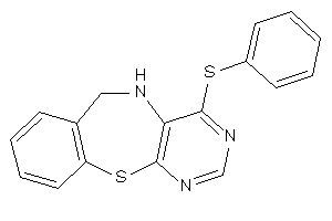 4-(phenylthio)-5,6-dihydropyrimido[4,5-b][1,4]benzothiazepine