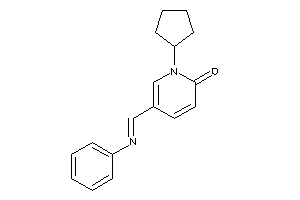 1-cyclopentyl-5-(phenyliminomethyl)-2-pyridone