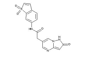 N-(1,1-diketobenzothiophen-6-yl)-2-(2-keto-1H-pyrazolo[1,5-a]pyrimidin-6-yl)acetamide