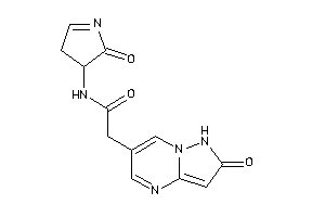Image of 2-(2-keto-1H-pyrazolo[1,5-a]pyrimidin-6-yl)-N-(2-keto-1-pyrrolin-3-yl)acetamide