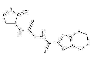 Image of N-[2-keto-2-[(2-keto-1-pyrrolin-3-yl)amino]ethyl]-4,5,6,7-tetrahydrobenzothiophene-2-carboxamide