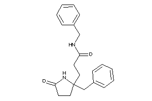 N-benzyl-3-(2-benzyl-5-keto-pyrrolidin-2-yl)propionamide