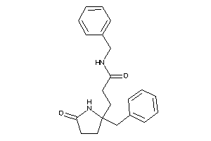 Image of N-benzyl-3-(2-benzyl-5-keto-pyrrolidin-2-yl)propionamide