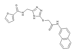 N-[[5-[[2-keto-2-(2-naphthylamino)ethyl]thio]-4H-1,2,4-triazol-3-yl]methyl]-2-furamide