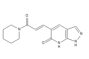 Image of 5-(3-keto-3-piperidino-prop-1-enyl)-1,7-dihydropyrazolo[3,4-b]pyridin-6-one