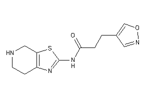 3-isoxazol-4-yl-N-(4,5,6,7-tetrahydrothiazolo[5,4-c]pyridin-2-yl)propionamide