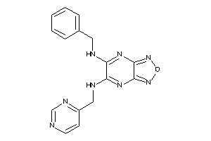 Image of Benzyl-[5-(4-pyrimidylmethylamino)furazano[3,4-b]pyrazin-6-yl]amine