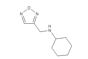 Cyclohexyl(furazan-3-ylmethyl)amine