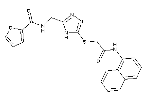 Image of N-[[5-[[2-keto-2-(1-naphthylamino)ethyl]thio]-4H-1,2,4-triazol-3-yl]methyl]-2-furamide