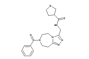 Image of N-[(7-benzoyl-5,6,8,9-tetrahydro-[1,2,4]triazolo[3,4-g][1,4]diazepin-3-yl)methyl]tetrahydrofuran-3-carboxamide