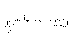 3-(2,3-dihydro-1,4-benzodioxin-6-yl)acrylic Acid 3-[3-(2,3-dihydro-1,4-benzodioxin-6-yl)acryloyl]oxypropyl Ester