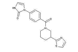 1-[4-(3-thiazol-2-ylpiperidine-1-carbonyl)phenyl]-4-imidazolin-2-one