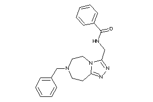 N-[(7-benzyl-5,6,8,9-tetrahydro-[1,2,4]triazolo[3,4-g][1,4]diazepin-3-yl)methyl]benzamide