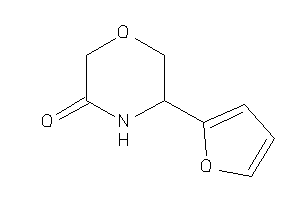 Image of 5-(2-furyl)morpholin-3-one