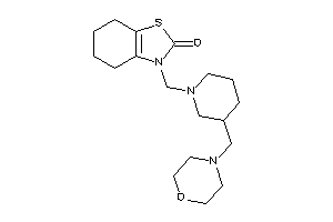 Image of 3-[[3-(morpholinomethyl)piperidino]methyl]-4,5,6,7-tetrahydro-1,3-benzothiazol-2-one