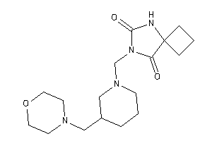 7-[[3-(morpholinomethyl)piperidino]methyl]-5,7-diazaspiro[3.4]octane-6,8-quinone