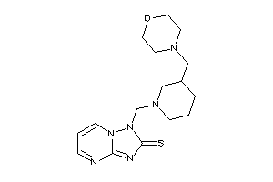 1-[[3-(morpholinomethyl)piperidino]methyl]-[1,2,4]triazolo[1,5-a]pyrimidine-2-thione