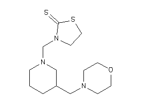 Image of 3-[[3-(morpholinomethyl)piperidino]methyl]thiazolidine-2-thione
