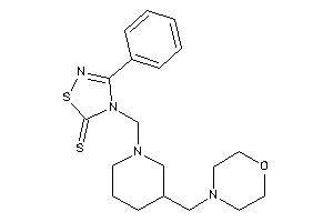 Image of 4-[[3-(morpholinomethyl)piperidino]methyl]-3-phenyl-1,2,4-thiadiazole-5-thione