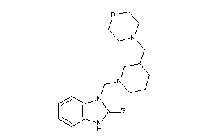 3-[[3-(morpholinomethyl)piperidino]methyl]-1H-benzimidazole-2-thione