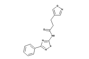 3-isoxazol-4-yl-N-(3-phenyl-1,2,4-thiadiazol-5-yl)propionamide