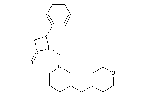 1-[[3-(morpholinomethyl)piperidino]methyl]-4-phenyl-azetidin-2-one
