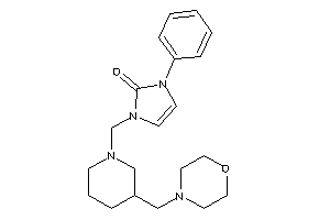 1-[[3-(morpholinomethyl)piperidino]methyl]-3-phenyl-4-imidazolin-2-one