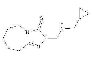 Image of 2-[(cyclopropylmethylamino)methyl]-6,7,8,9-tetrahydro-5H-[1,2,4]triazolo[4,3-a]azepine-3-thione