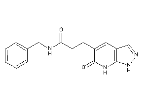 N-benzyl-3-(6-keto-1,7-dihydropyrazolo[3,4-b]pyridin-5-yl)propionamide