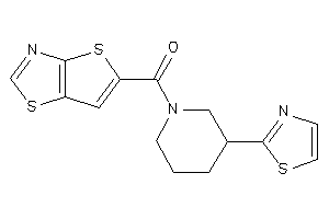 (3-thiazol-2-ylpiperidino)-thieno[2,3-d]thiazol-5-yl-methanone