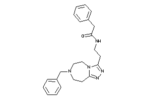 Image of N-[2-(7-benzyl-5,6,8,9-tetrahydro-[1,2,4]triazolo[3,4-g][1,4]diazepin-3-yl)ethyl]-2-phenyl-acetamide