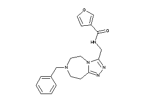 N-[(7-benzyl-5,6,8,9-tetrahydro-[1,2,4]triazolo[3,4-g][1,4]diazepin-3-yl)methyl]-3-furamide