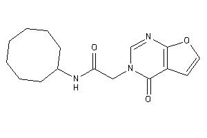 N-cyclooctyl-2-(4-ketofuro[2,3-d]pyrimidin-3-yl)acetamide
