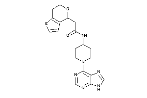 2-(6,7-dihydro-4H-thieno[3,2-c]pyran-4-yl)-N-[1-(9H-purin-6-yl)-4-piperidyl]acetamide