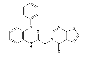 2-(4-ketofuro[2,3-d]pyrimidin-3-yl)-N-[2-(phenylthio)phenyl]acetamide