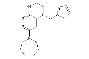 3-[2-(azepan-1-yl)-2-keto-ethyl]-4-(2-thenyl)piperazin-2-one